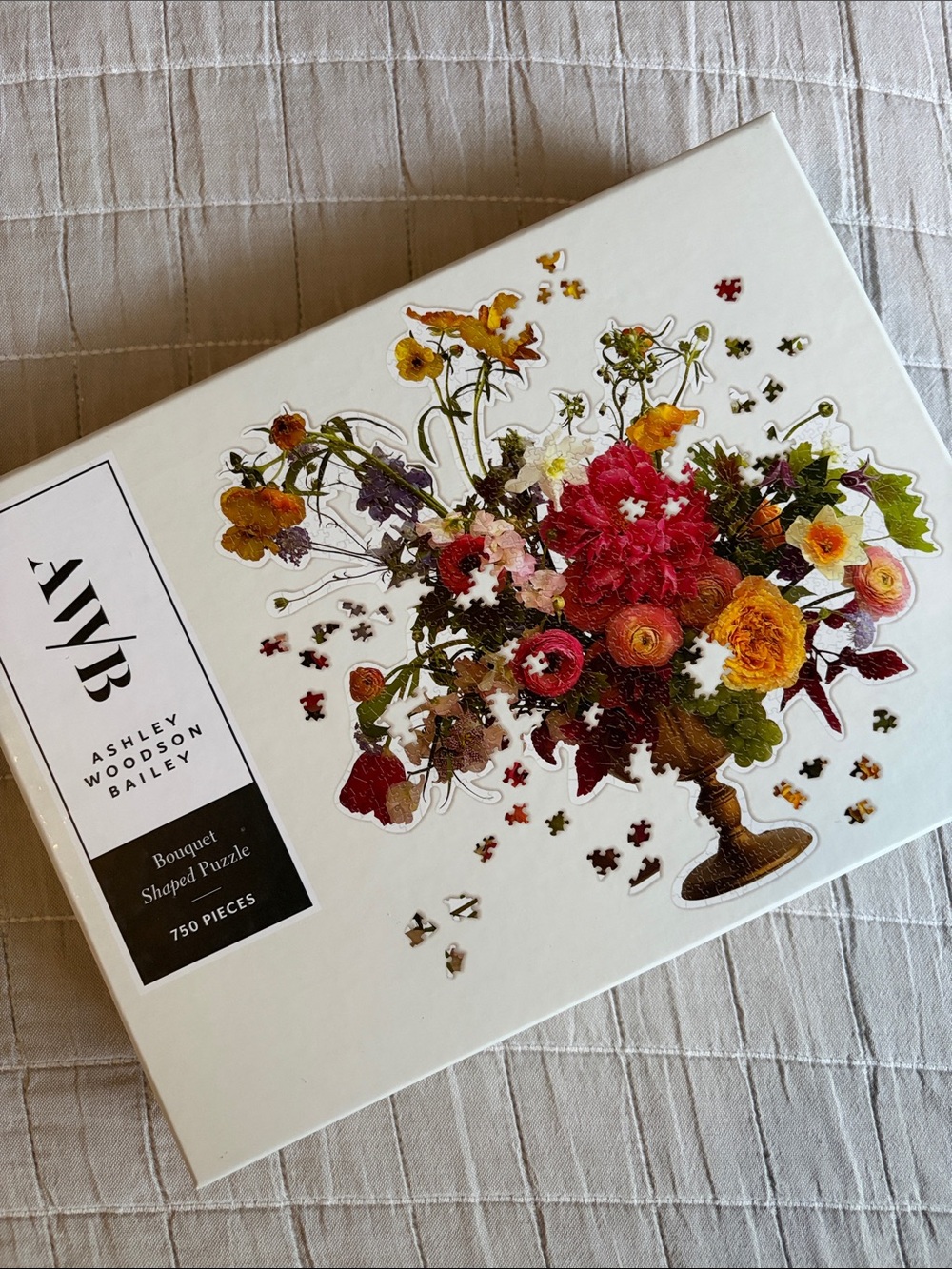 Ashley Woodson Bailey Floral Bouquet Shaped Puzzle – Multi-Color